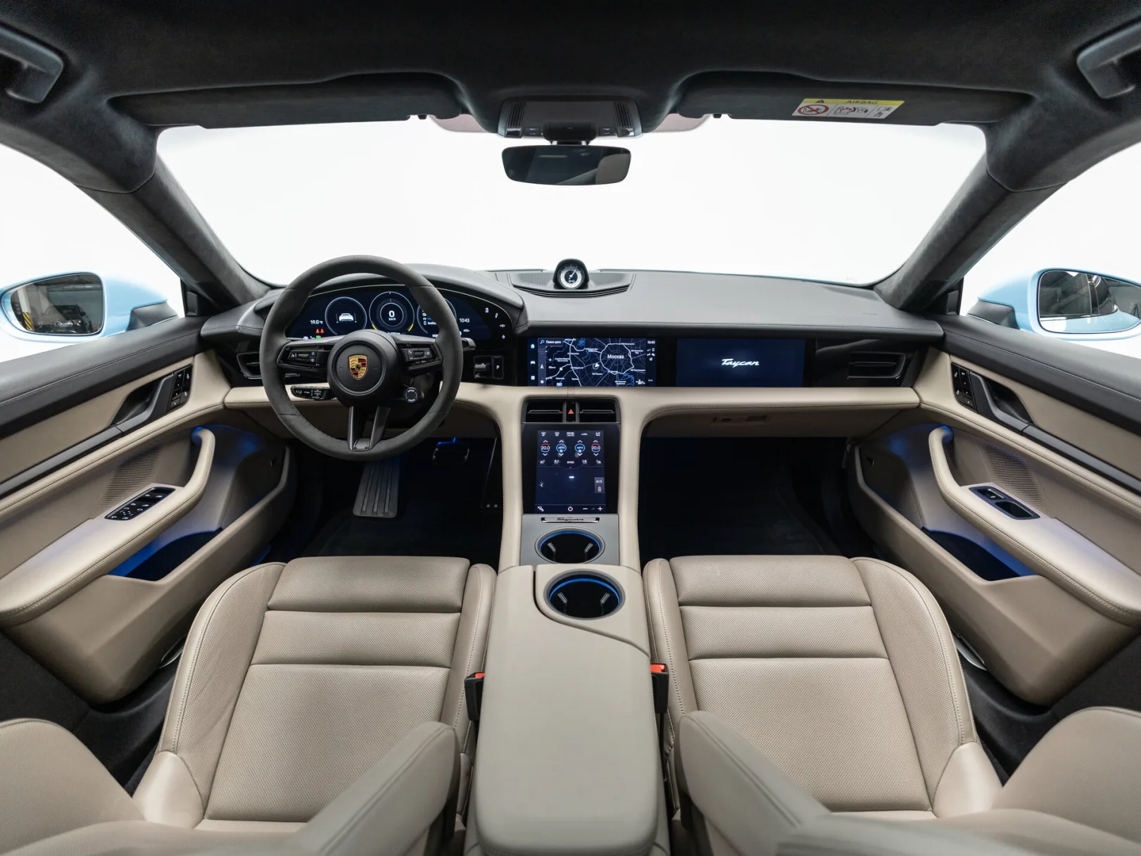 Porsche Taycan Turbo I, 2021 — экстерьер, фото 33