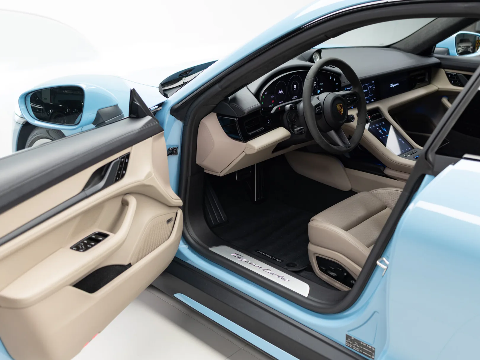 Porsche Taycan Turbo I, 2021 — экстерьер, фото 7