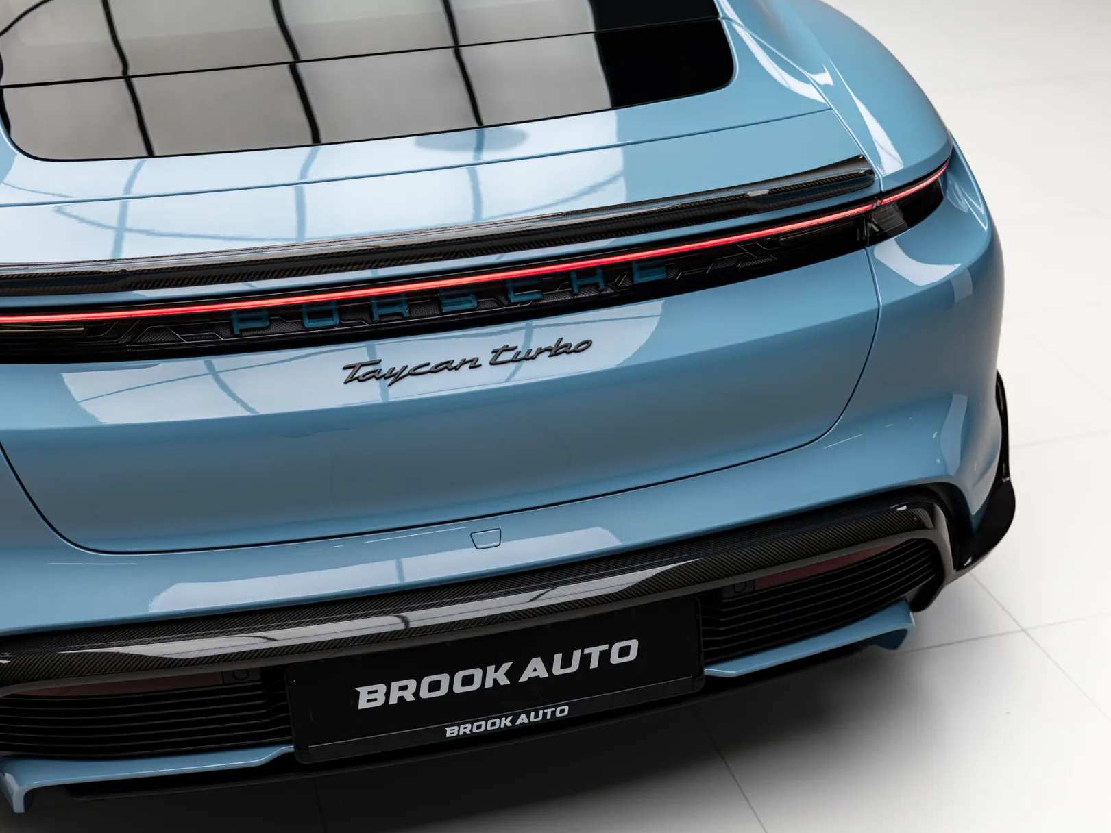 Porsche Taycan Turbo I, 2021 — экстерьер, фото 37